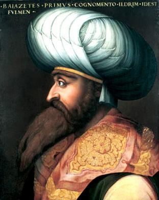 ALLORI  Cristofano Portrait of Bayezid I oil painting image